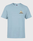 Old Guys Rule 'Sailing Through Life' T-Shirt - Light Blue