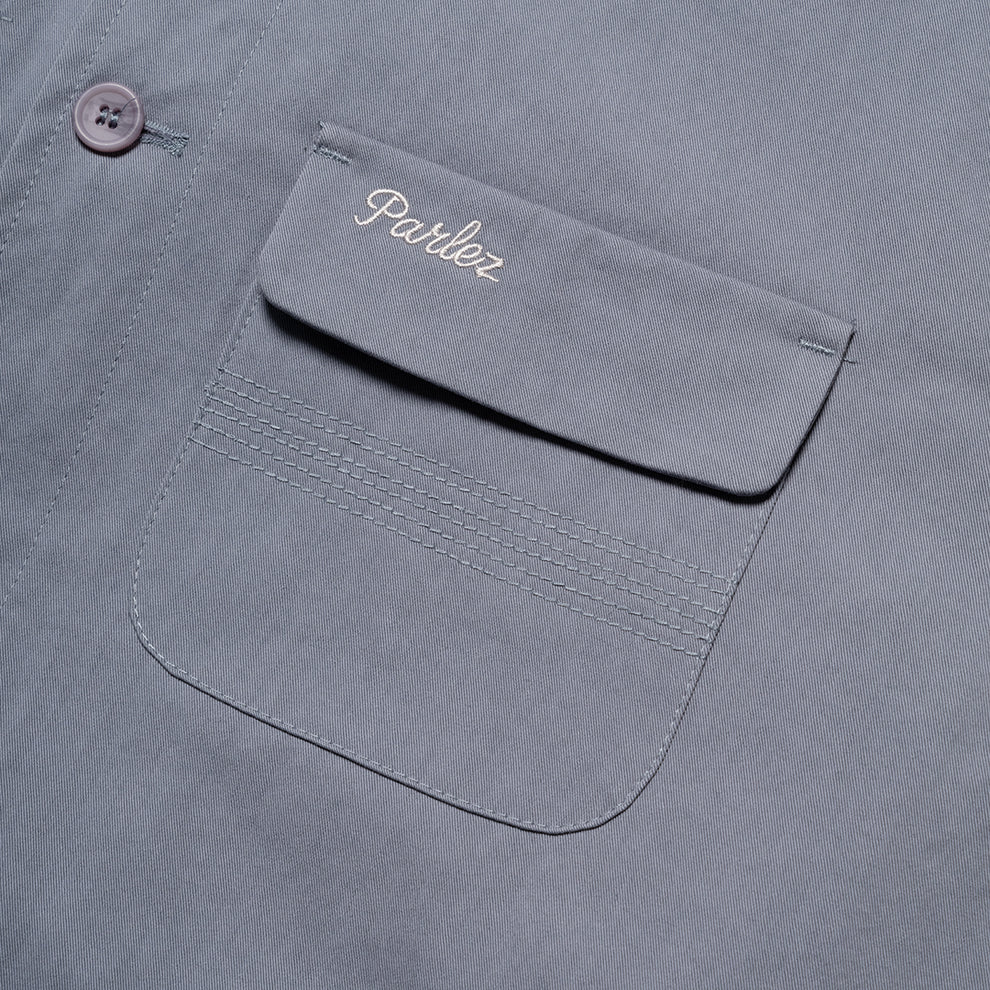 Parlez Paris Jacket - Slate Blue
