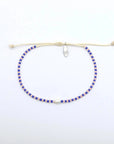 Pineapple Island Mutiara Dainty Beaded Bracelet - Purple/Pink