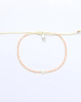 Pineapple Island Mutiara Dainty Beaded Bracelet - Light Pink