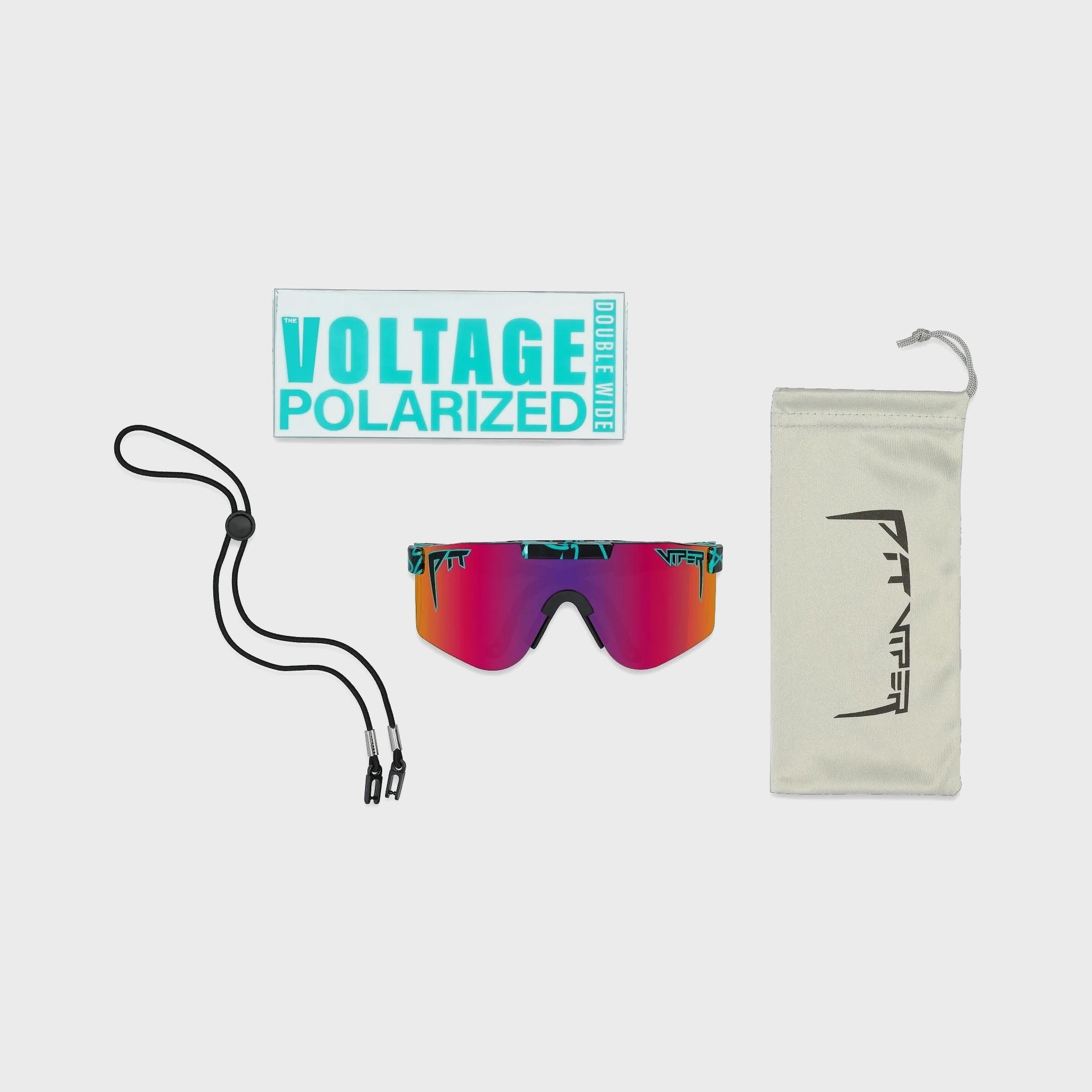 Pit Viper The Voltage Polarized Double Wide Sunglasses - ManGo Surfing