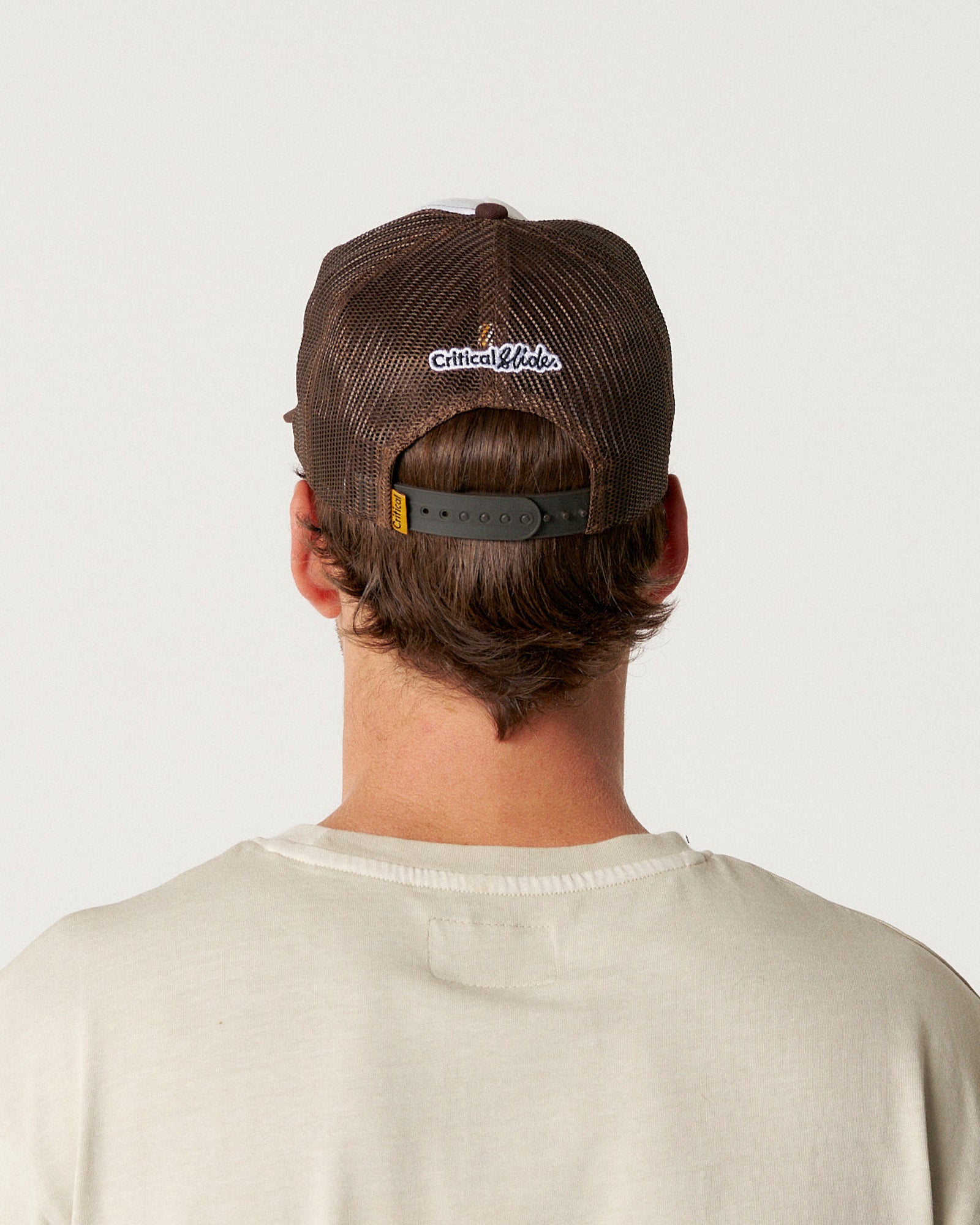 The Critical Slide Society Mens Communication Trucker Cap - One Size - Brown