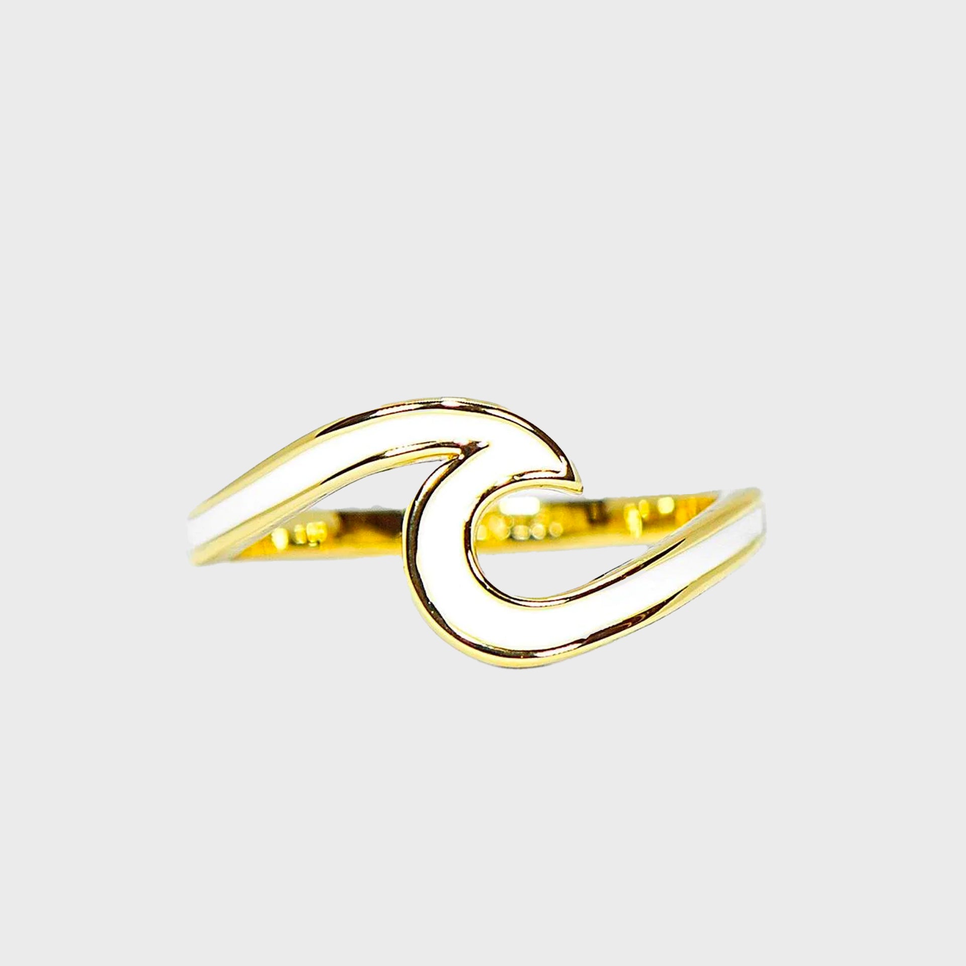 Pura vida rose on sale gold wave ring