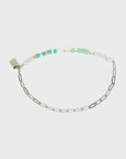 Pura Vida Seabright Stretch Bead and Chain Bracelet - Silver - ManGo Surfing