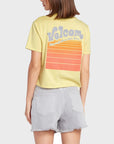 Pocket Dial T-Shirt - Womens Short Sleeve Tee - Citron - ManGo Surfing