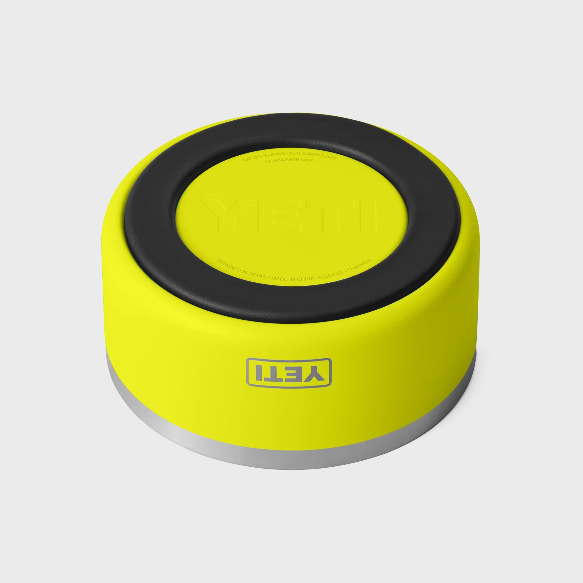 Yeti Boomer 4 Dog Bowl - Firefly Yellow - ManGo Surfing