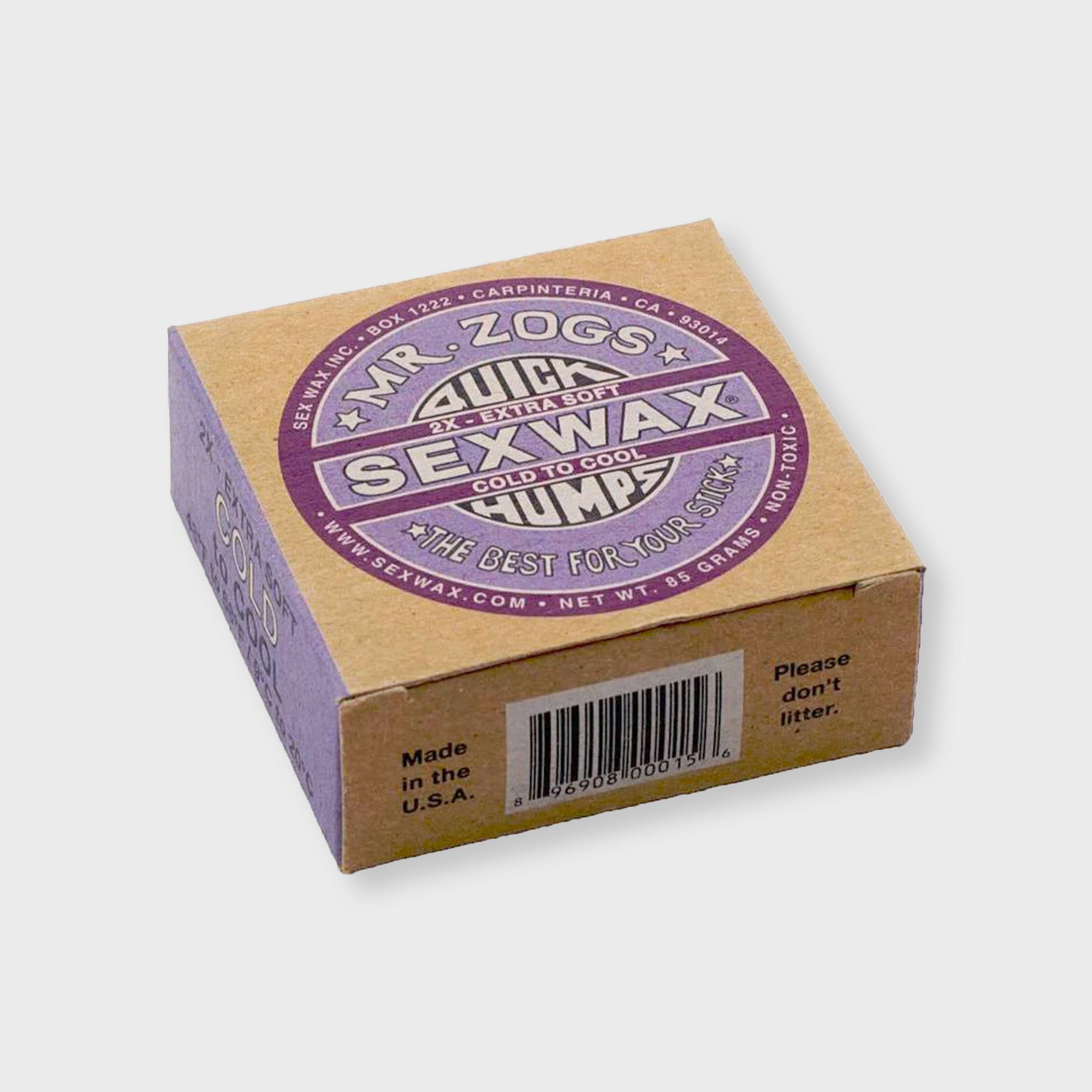 Sex Wax Quick Humps Surf Wax - Cold to Cool Water - ManGo Surfing
