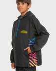 Quiksilver Radical Times Boys Water Repellent Jacket - Black - ManGo Surfing