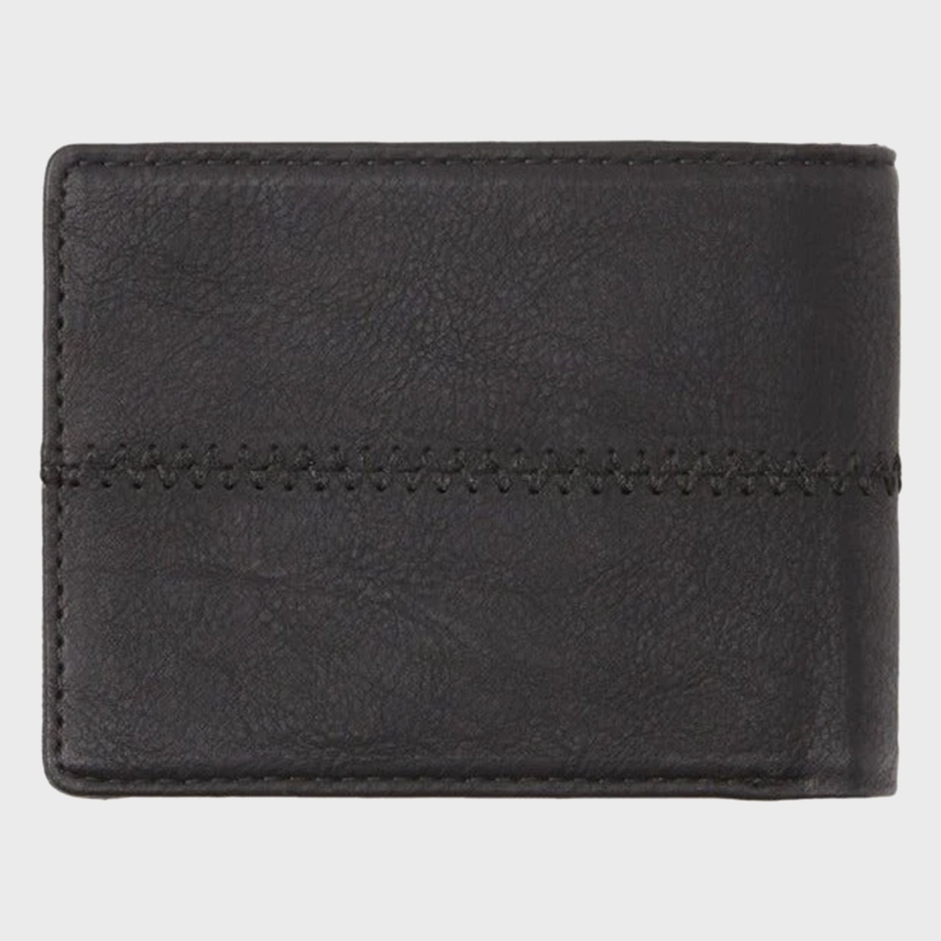 Quiksilver Stitchy Tri-Fold Wallet - Black/Black - ManGo Surfing