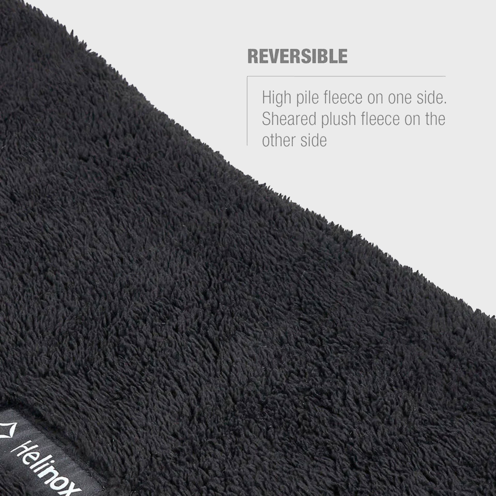 Helinox Reversible Cot Warmer - Black Fleece - ManGo Surfing