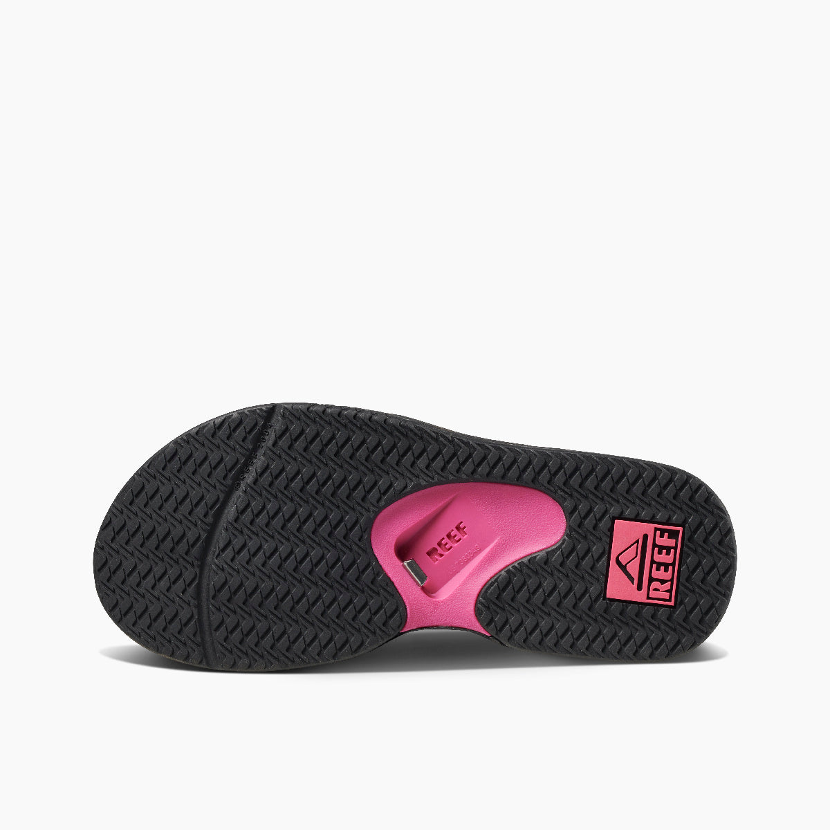 Reef Womens Fanning Flip Flops - Black - ManGo Surfing