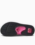 Reef Womens Fanning Flip Flops - Black - ManGo Surfing