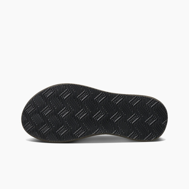 Reef Mens Phantom II Flip Flops - Black/Black - ManGo Surfing