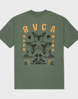 RVCA Mens Butterfly Poster T-Shirt - Balsam Green - ManGo Surfing
