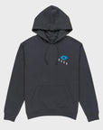 RVCA Mens Keep Growing Pullover Hoodie - Garage Blue - ManGo Surfing