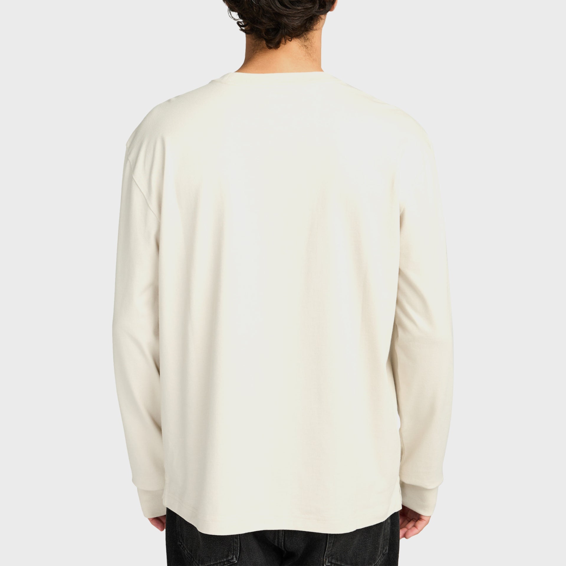 RVCA Mens Spin Long Sleeve T-Shirt - Ceramic - ManGo Surfing