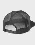 RVCA Mens VA ATW Print Trucker Cap - One Size - Black Floral - ManGo Surfing