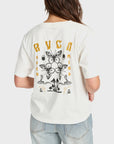 RVCA Womens Butterfly Poster T-Shirt - Antique White - ManGo Surfing