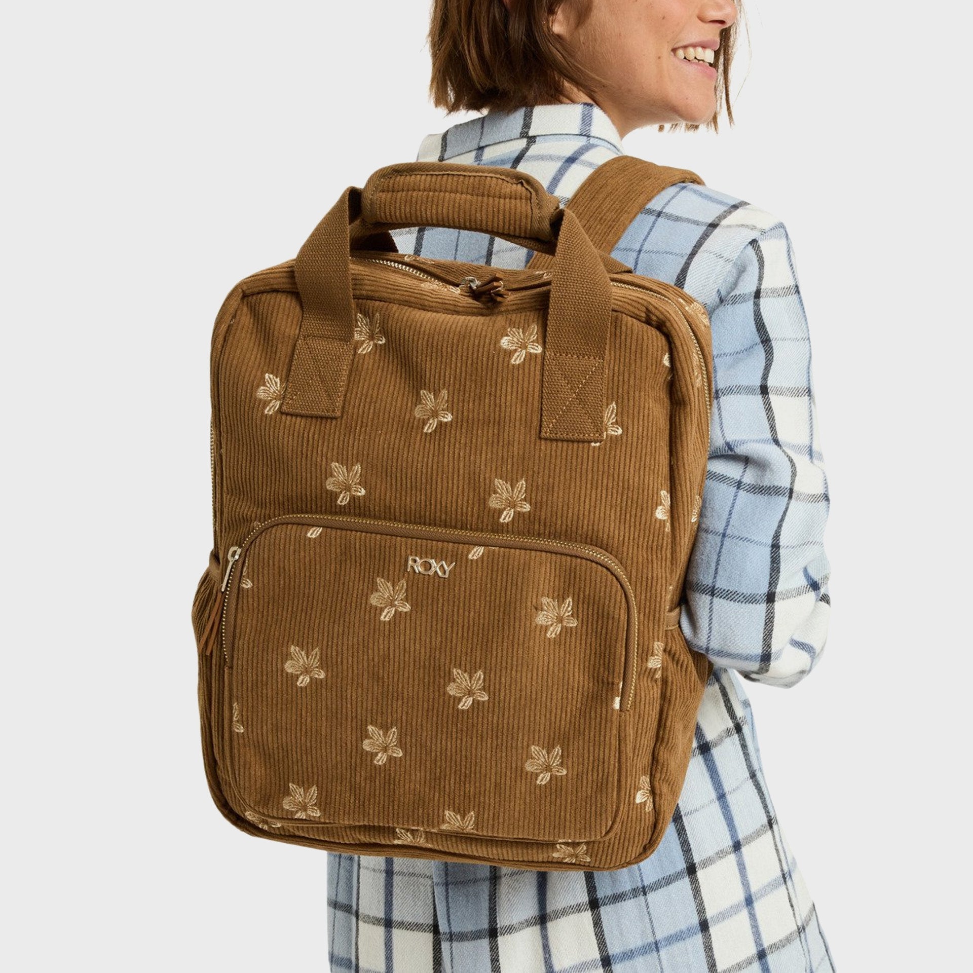 Roxy Womens Feeling Emby Backpack - Woodsmoke