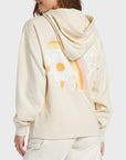Roxy Womens Shoreside Oversized Hoodie - Toasted Nut - ManGo Surfing
