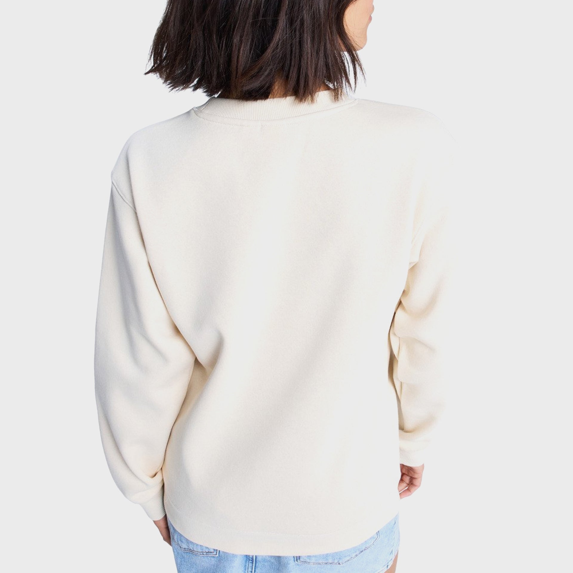 Roxy Womens Surf Stoked Brushed Sweatshirt - Parchment