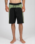 Rusty Mens Pied Piper Fixed Boardshorts - Black Fatigue