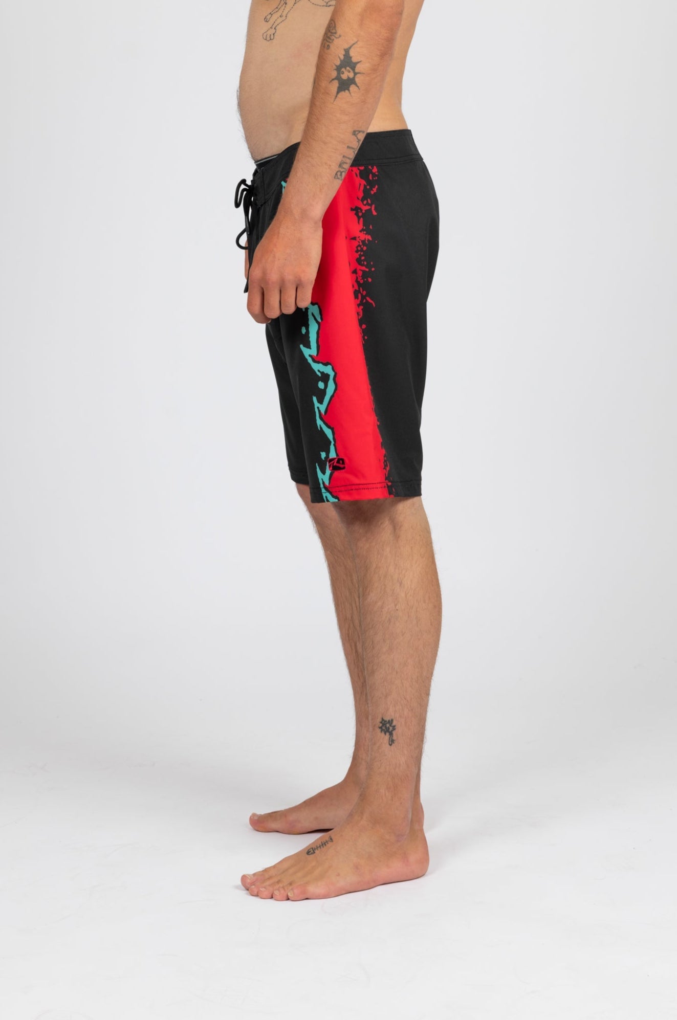 Rusty Mens Cascade Fixed Boardshorts - Black