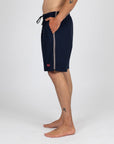 Rusty Mens Tripped Walkshorts - Navy