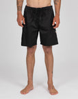 Rusty Mens Tripped Out Elastic Boardshorts - Black