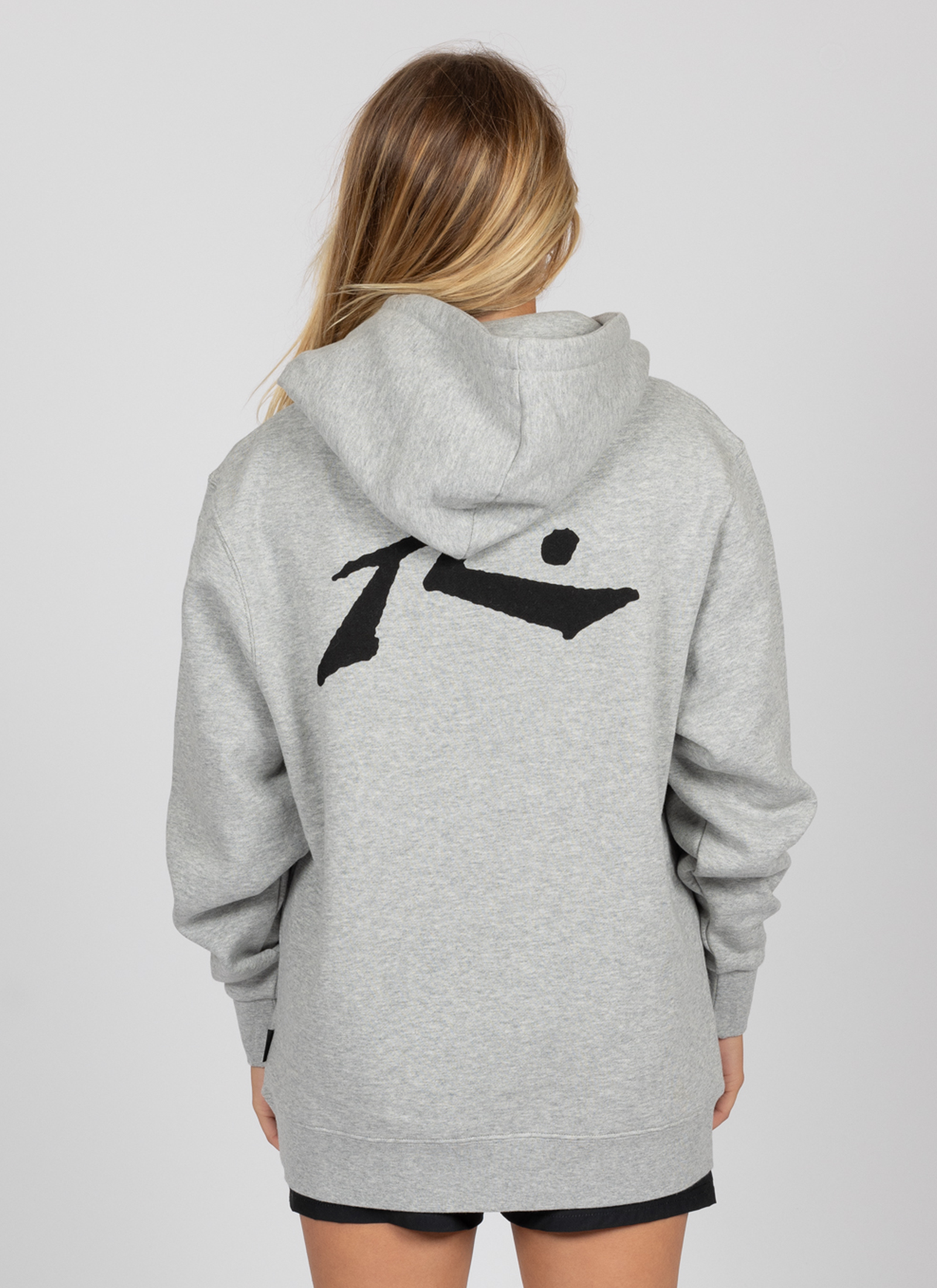 Rusty Womens Baseline Boyfriend Fleece Hoodie - Grey Heather
