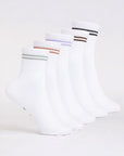 Rusty All Day Crew Socks (5 Pack) - Multi