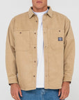 Rusty Cobra Long Sleeve Overshirt - Light Fennel