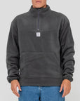 Rusty Core Division Polar Fleece Quarter Zip - Coal