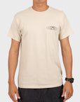 Rusty Mens Surf Worldwide Short Sleeve T-Shirt - Sand