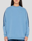 Rusty Womens Two Timer Panelled Crew Fleece - Glacier Lake