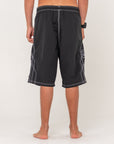 Rusty Tombstones Hybrid Waist Boardshorts - Black