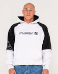 Rusty Incognito Hooded Fleece - Ecru Marle