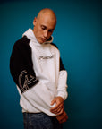 Rusty Incognito Hooded Fleece - Ecru Marle