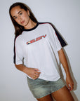 Rusty Womens Archived Shooter Oversize T-Shirt - White