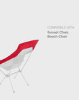 Helinox Seat Warmer for Sunset & Beach Chair - Scarlet Iron - ManGo Surfing