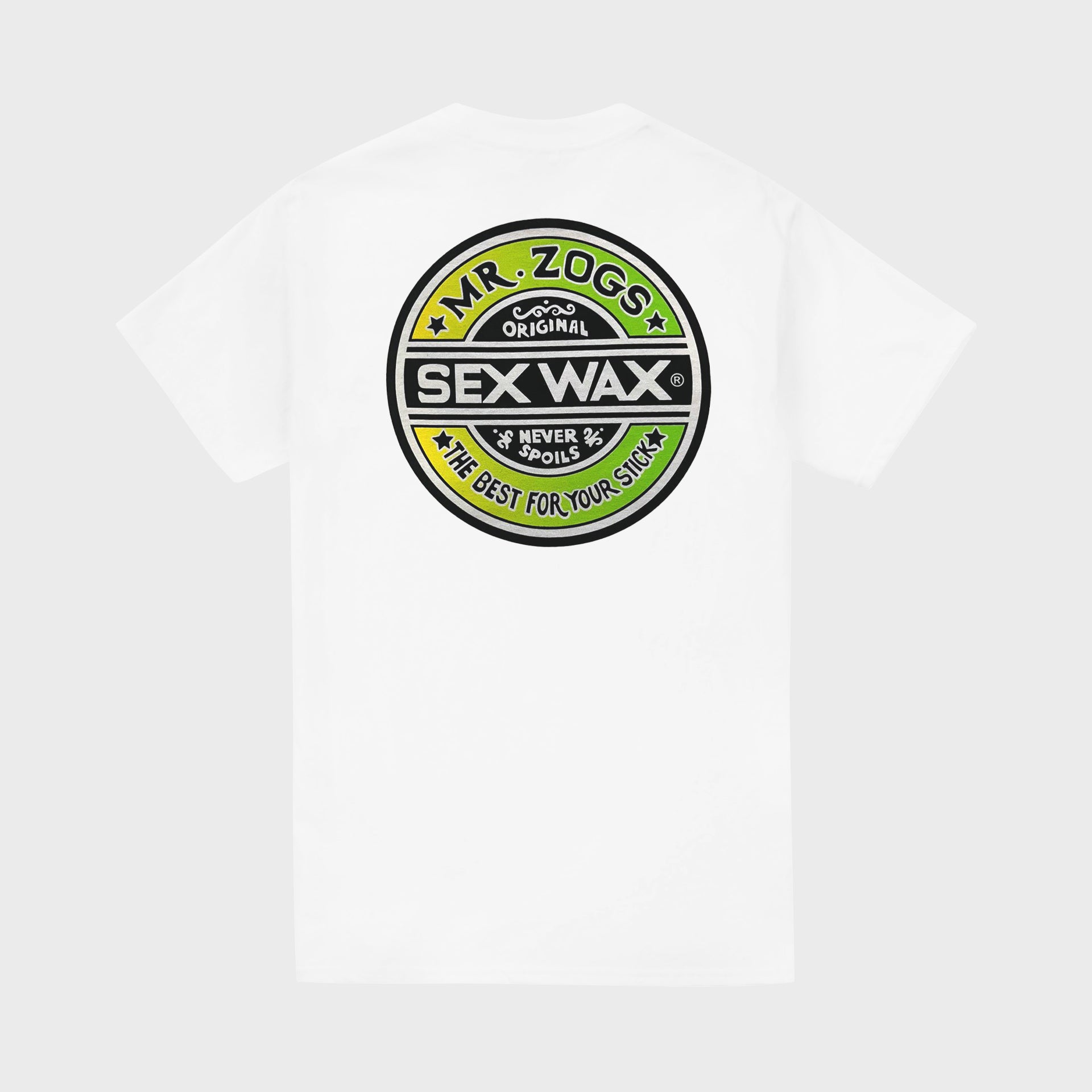 Sex Wax The Fade Mens T-Shirt - White - ManGo Surfing