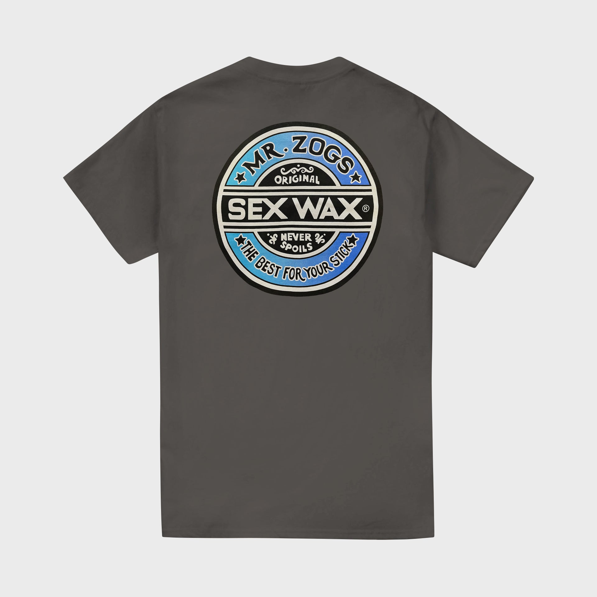 Sex Wax The Fade Mens T-Shirt - Charcoal - ManGo Surfing