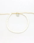 Pineapple Island Padangbai Puka Shell Anklet - White