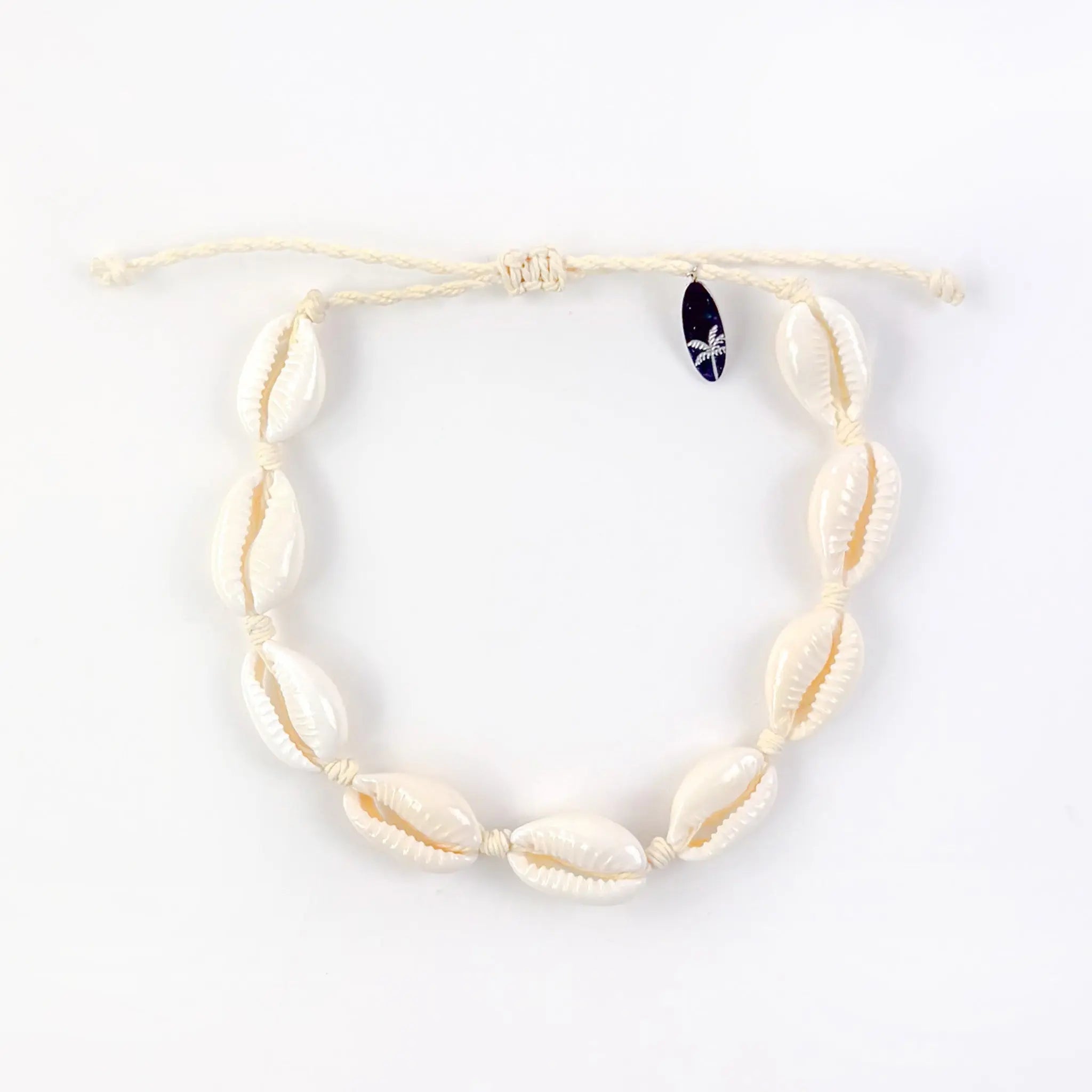 Pineapple Island Livadi Cowrie Shell Surf Bracelet - Cream