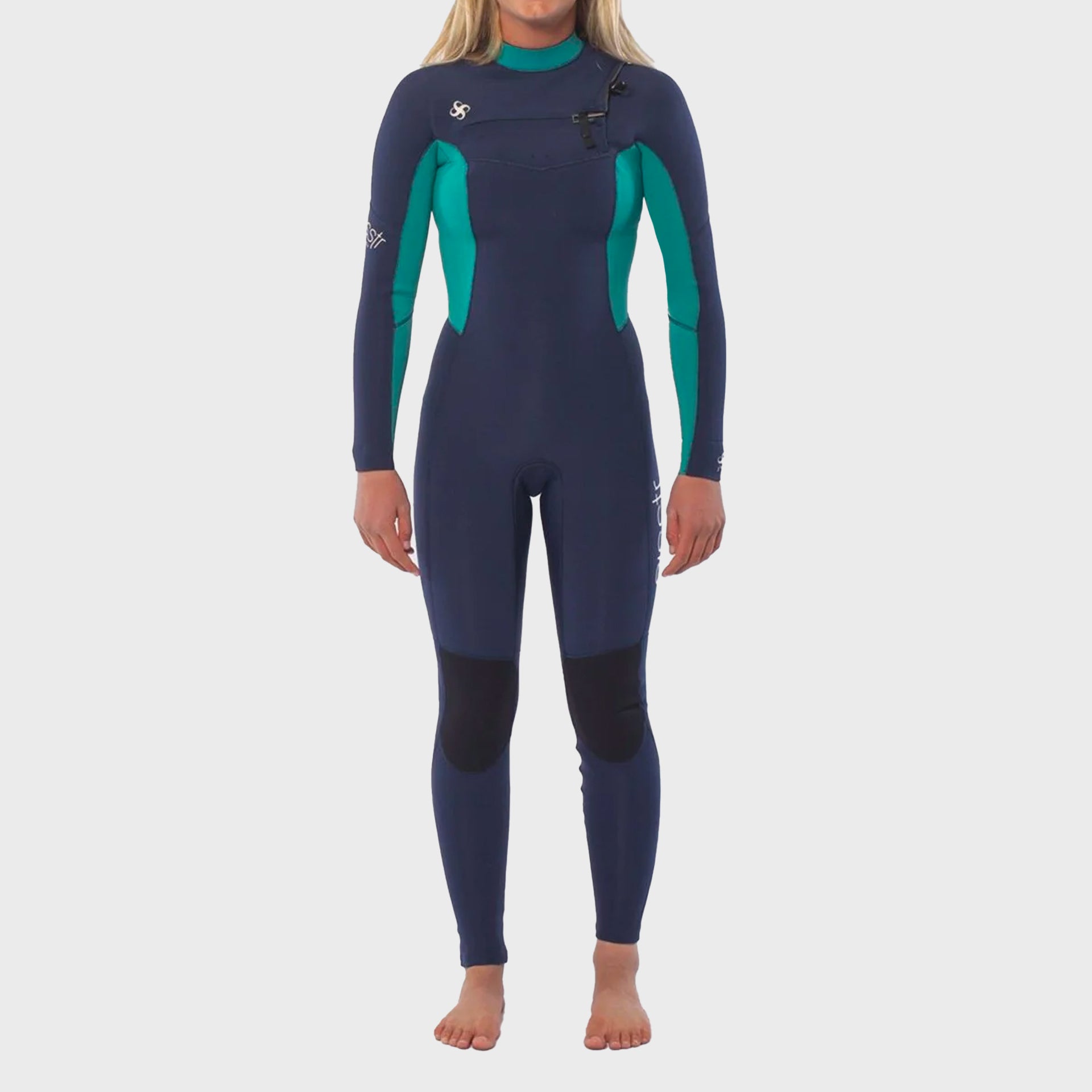 Sisstrevolution Seven Seas 4/3 Womens Wetsuit - Strong Blue - ManGo Surfing
