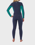 Sisstrevolution Seven Seas 4/3 Womens Wetsuit - Strong Blue - ManGo Surfing