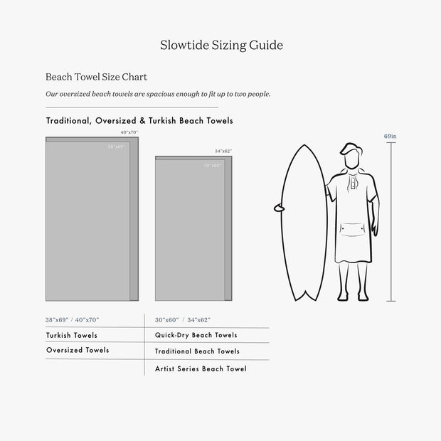 Makana Beach Towel - One Size - Multi - ManGo Surfing
