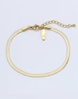 Pineapple Island Herringbone Waterproof Bracelet - Gold