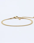 Pineapple Island Herringbone Waterproof Bracelet - Gold