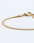 Pineapple Island Herringbone Waterproof Bracelet - Gold